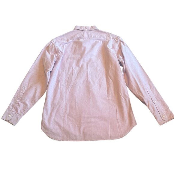 Taylor Stitch 100% Organic Cotton Light Pink Button Down Shirt Top Size 46 XL - Picture 8 of 12